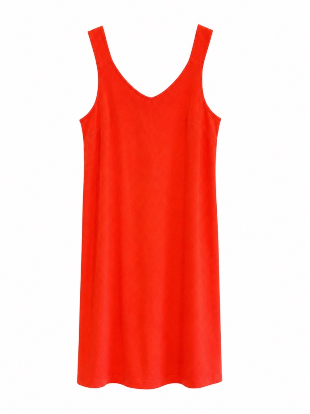 Nicole Miller Hot Coral Sleeveless Shift Mini Dress – Size 12 EUC